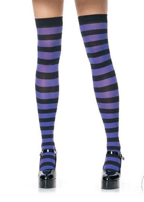 Witch striped stockings